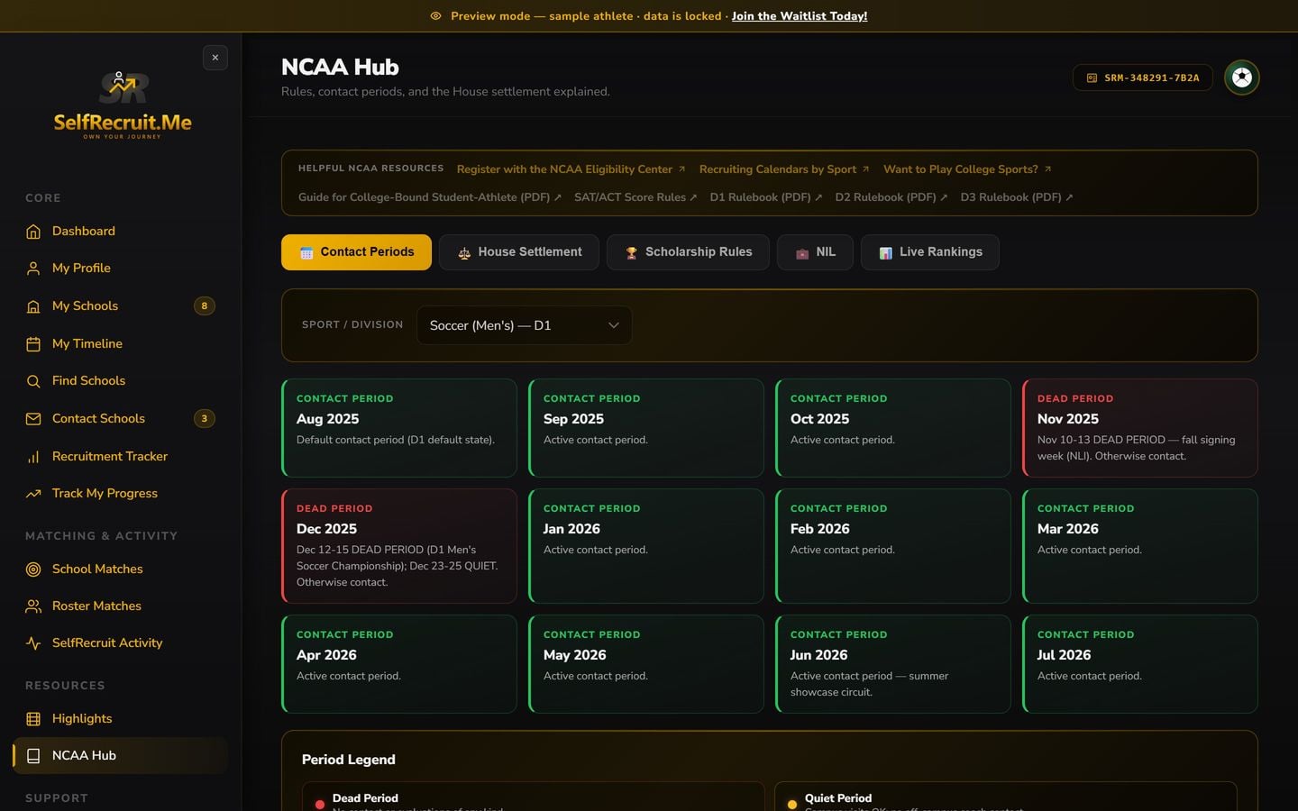 NCAA Hub