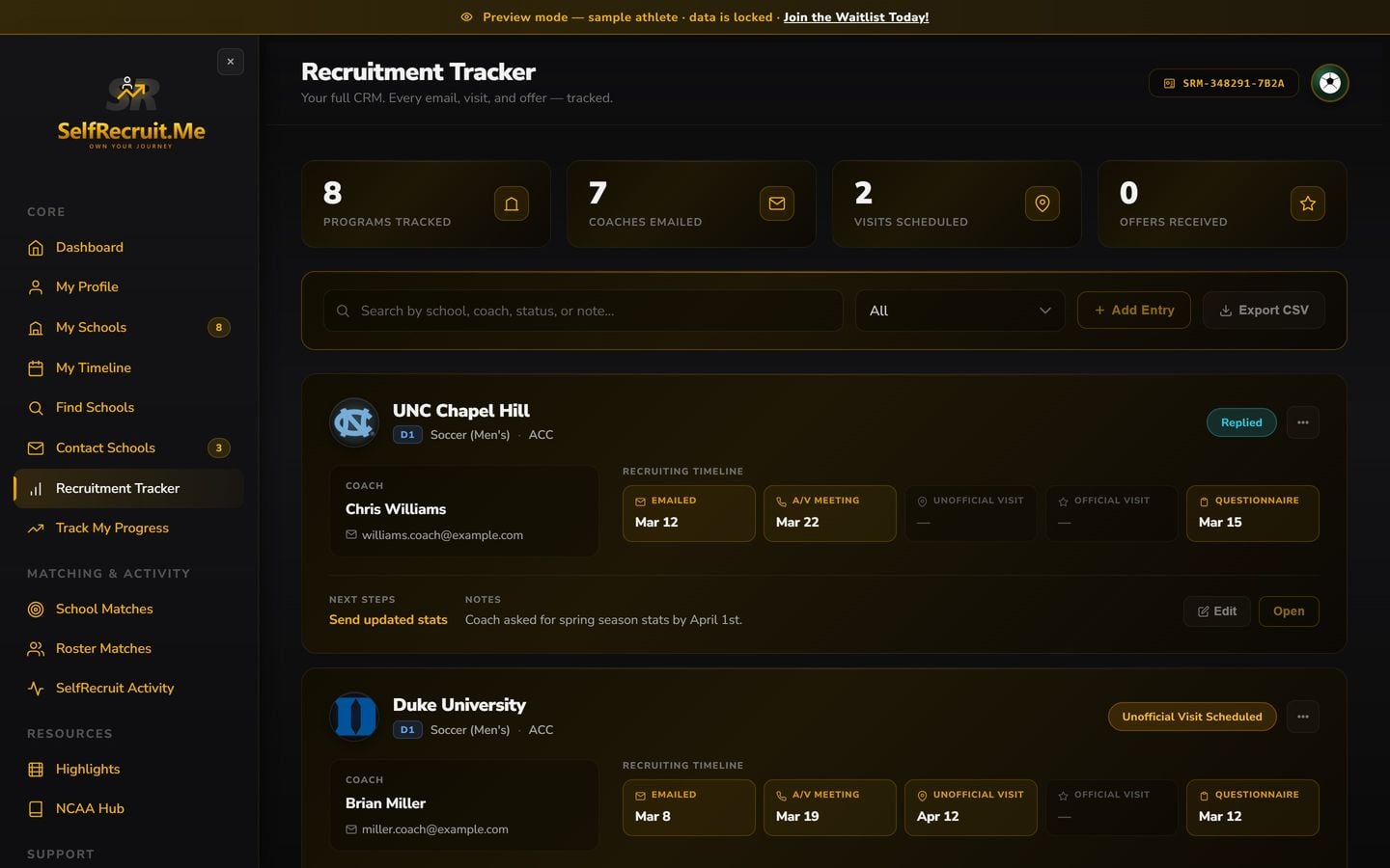 Recruitment Tracker